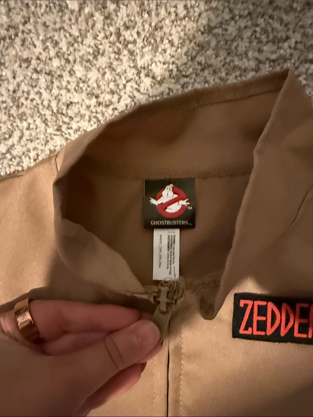 Ghostbusters Boys Uniform Halloween Costume Jumpsuit Size M